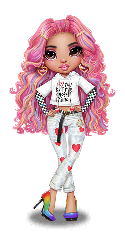 Rainbow High Doll Kia Hart Special Edition Black Check Shirt Fashion Clothes 