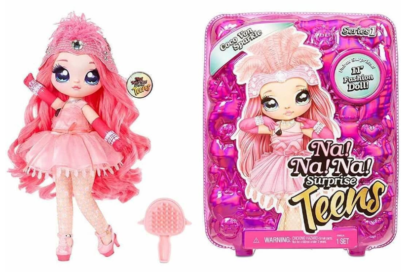 Na Na Na Surprise Teens Flamingo girl Coco Von Sparkle doll