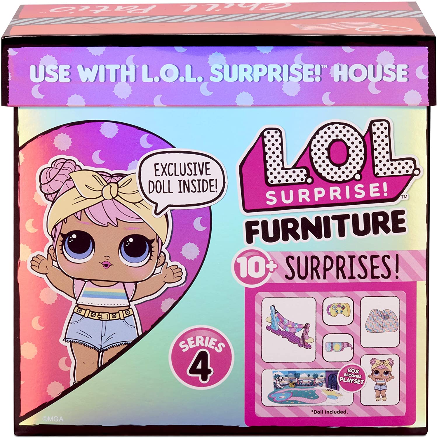 LOL Surprise Furniture series 4: Dawn, Dusk, Sugar and Spice