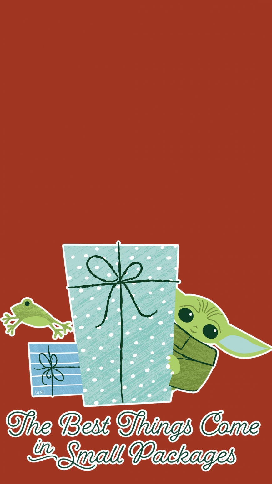 Mandalorian The Child Christmas Winter HD wallpapers for phones