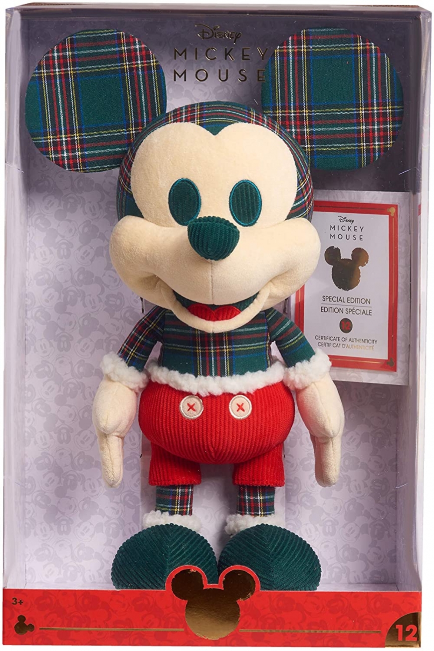 Disney Year of the Mouse Collector Plush Holiday Spirit Mickey Mouse month of December