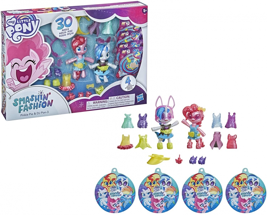 My Little Pony Smashin’ Fashion Party 2 pack with Pinkie Pie and DJ Pon