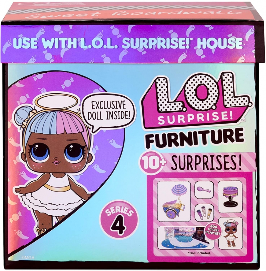LOL Surprise Furniture series 4 with Sugar doll
