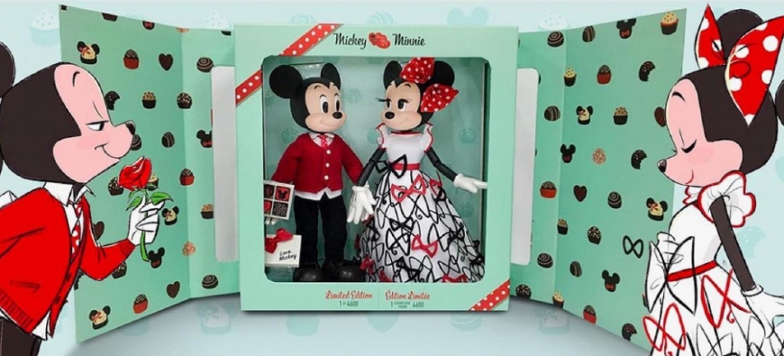 Disney Limited Edition Mickey & Minnie Mouse Doll Set 2021