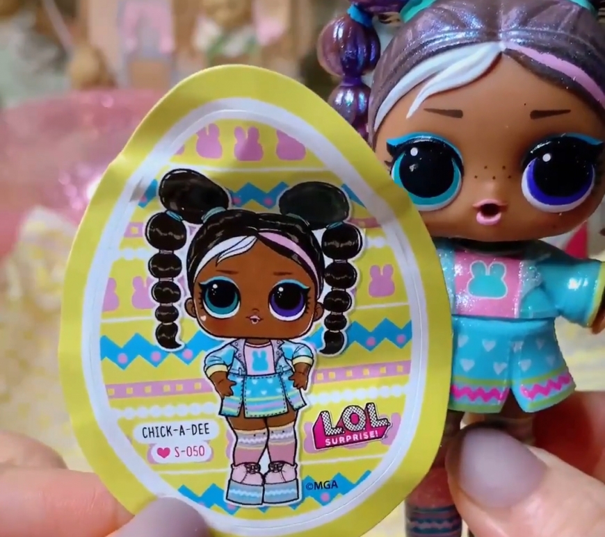 LOL Surprise Spring Sparkle Chick-A-Dee doll unboxing pictures