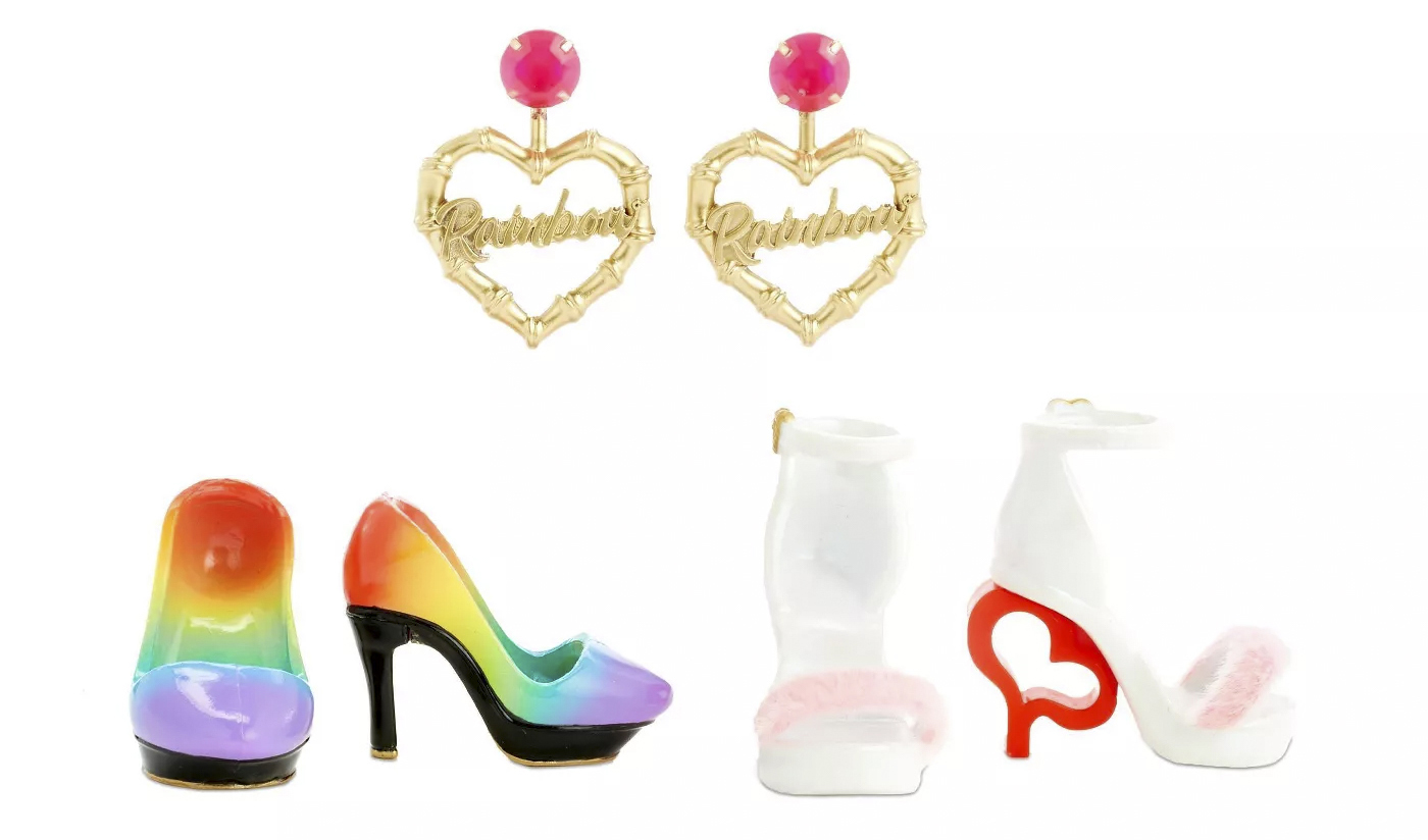 KIA HART Rainbow High VALENTINE SPECIAL EDITION Fashion Doll HEART Outfit & Hair 