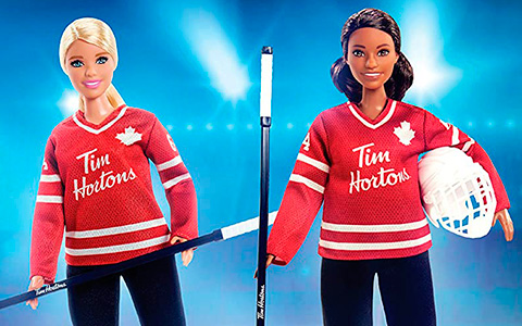 Both Barbie Tim Hortons dolls are available now