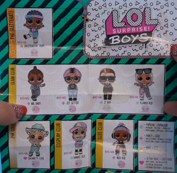 LOL Surprise Boys Series 4 checklist