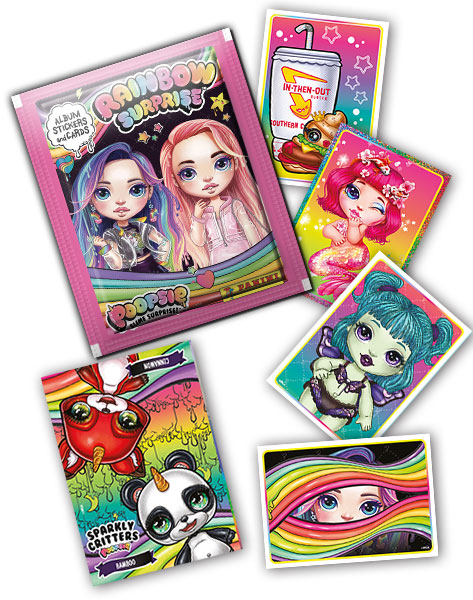 Panini Poopsie Rainbow Surprise Sticker album