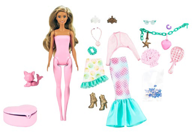 Barbie Fantasy Color Reveal Mermaid doll