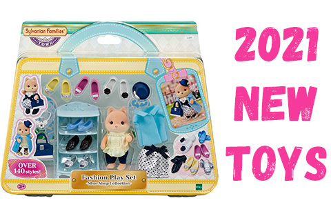 New Calico Critters Sylvanian Families toy sets 2021: Shoe Shop, Spooky Surprise House, Midnight Cat family, Panda family and more!