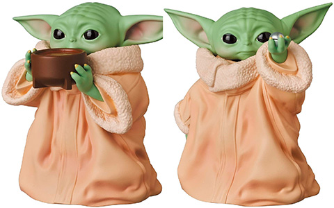 Medicom will release three new Grogu The Child Baby Yoda figures