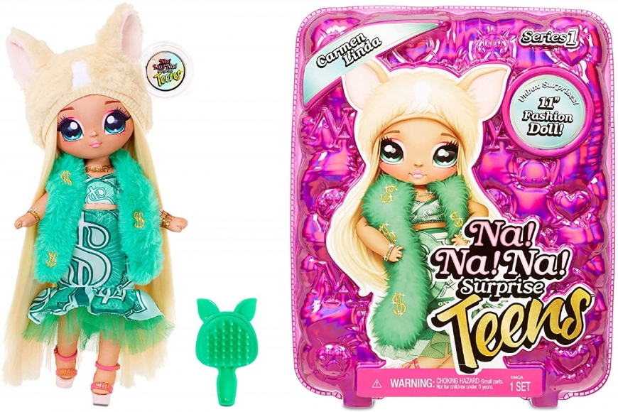 Na Na Na Surprise Teens Carmen Linda Chihuahua doll