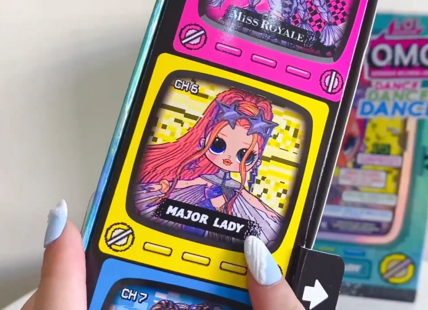 LOL OMG Dance Dance Dance Major Lady doll unboxing pictures