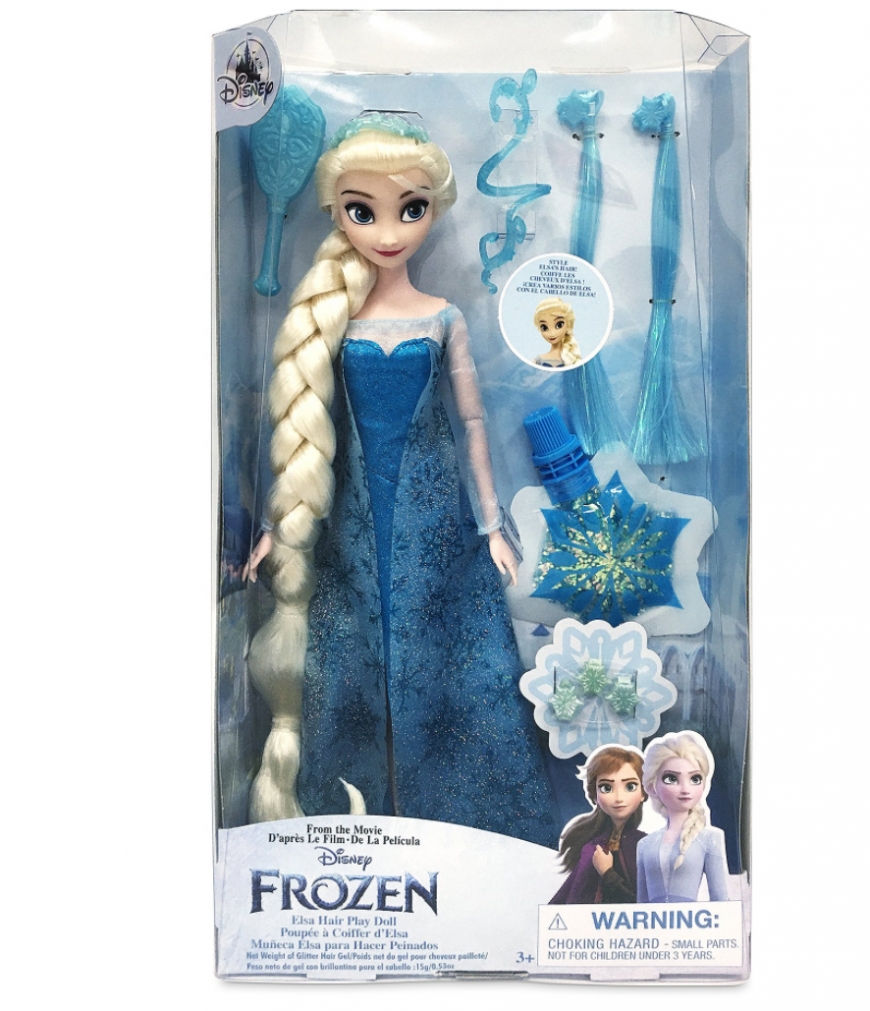 Disney Store Frozen Anna and Elsa Hair Play dolls 2021