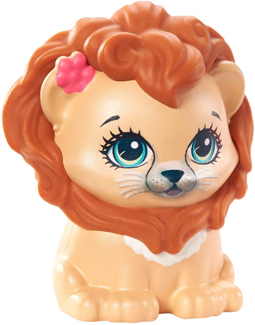 Enchantimals Stylin Salon Playset with Lacey Lion doll