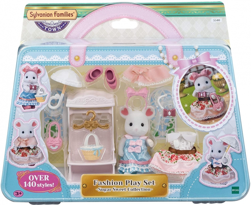 Sylvanian Families Fashion Play Set Sugar Sweet Collection Marshmallow Mouse