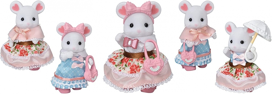 Sylvanian Families Fashion Play Set Sugar Sweet Collection Marshmallow Mouse