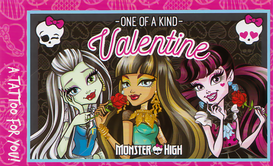 Monster High valentines
