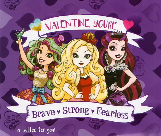 Ever After High valentines