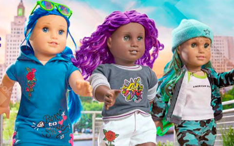 Mattel American Girl Street Chic dolls