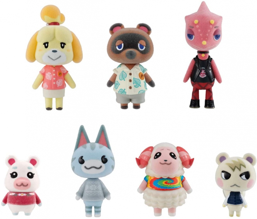 Animal Crossing: New Horizons Villager Flocked full figure set