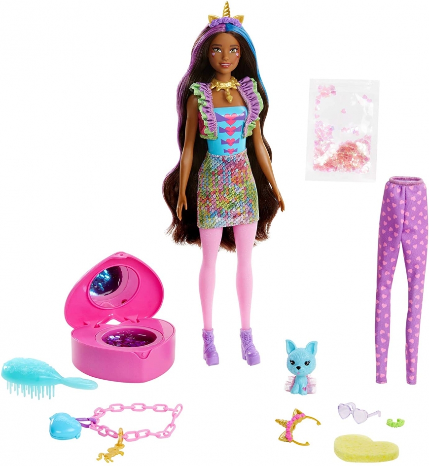 Barbie Fantasy Color Reveal Unicorn doll