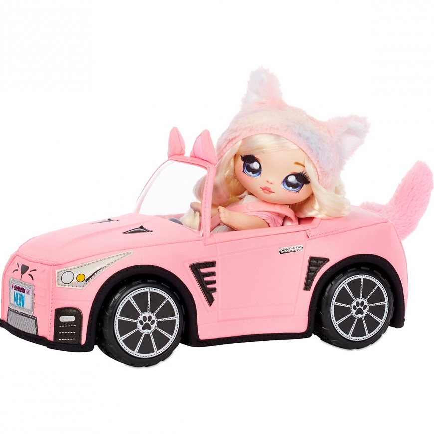 Na Na Na Surprise Plush Kitty Convertible Car – new plush car