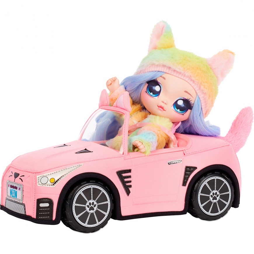 Na Na Na Surprise Plush Kitty Convertible Car – new plush car