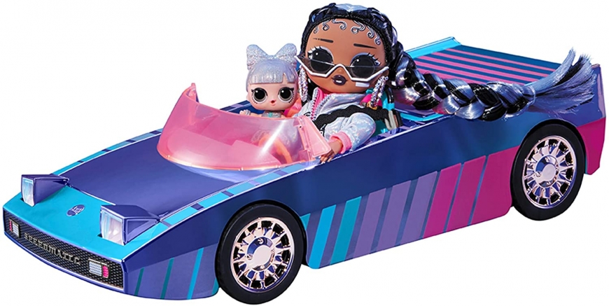 LOL OMG Dance Machine Car playset 2021 with exclusive LOL doll Dancebot