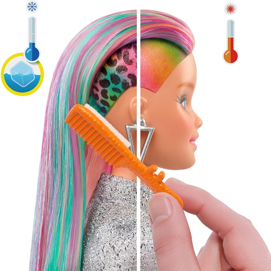Barbie Rainbow Cheetah Hair doll