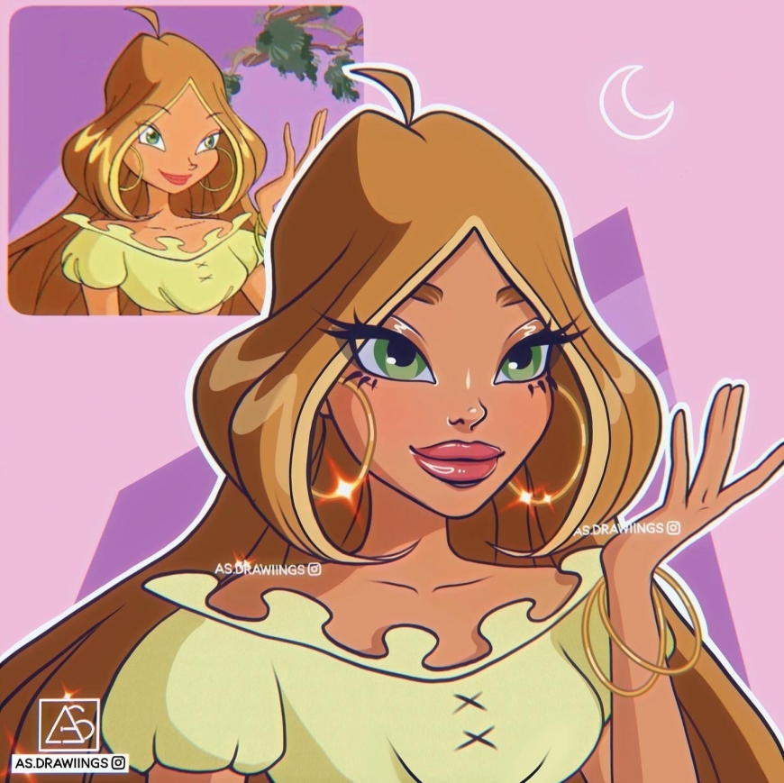 Winx Club Flora modern picture