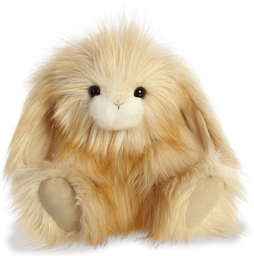 Fuzzy easter bunny plush toy