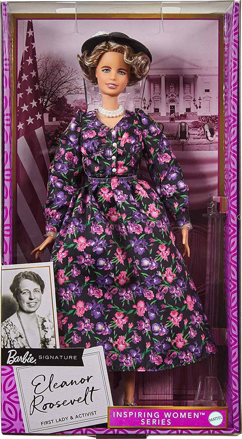 Barbie eleanor top roosevelt doll