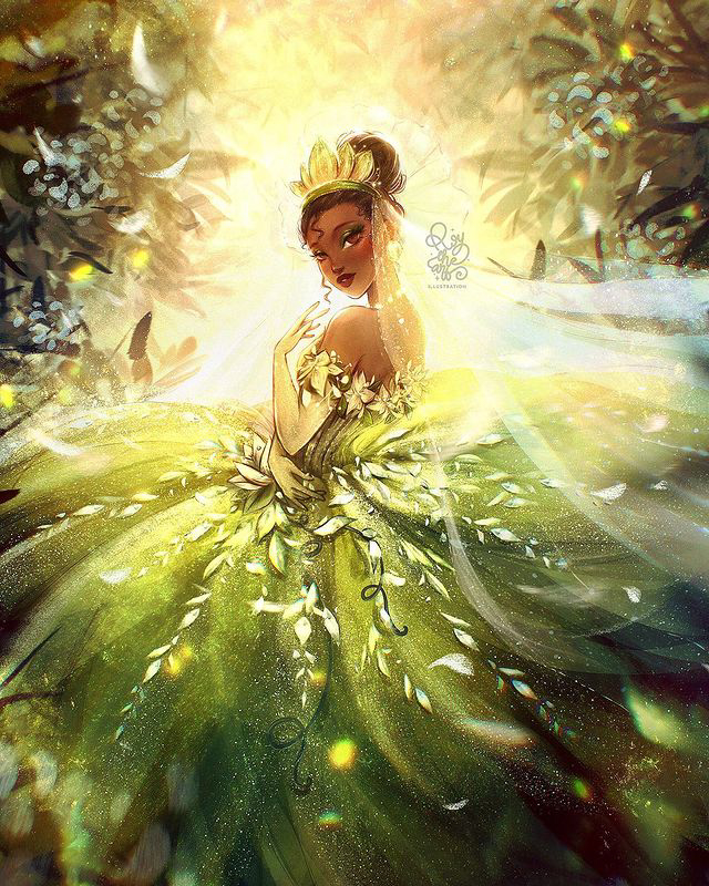 All Disney Princess including Raya art