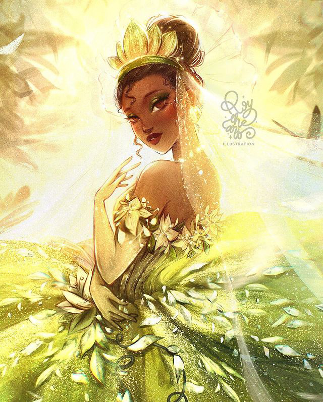 All Disney Princess including Raya art