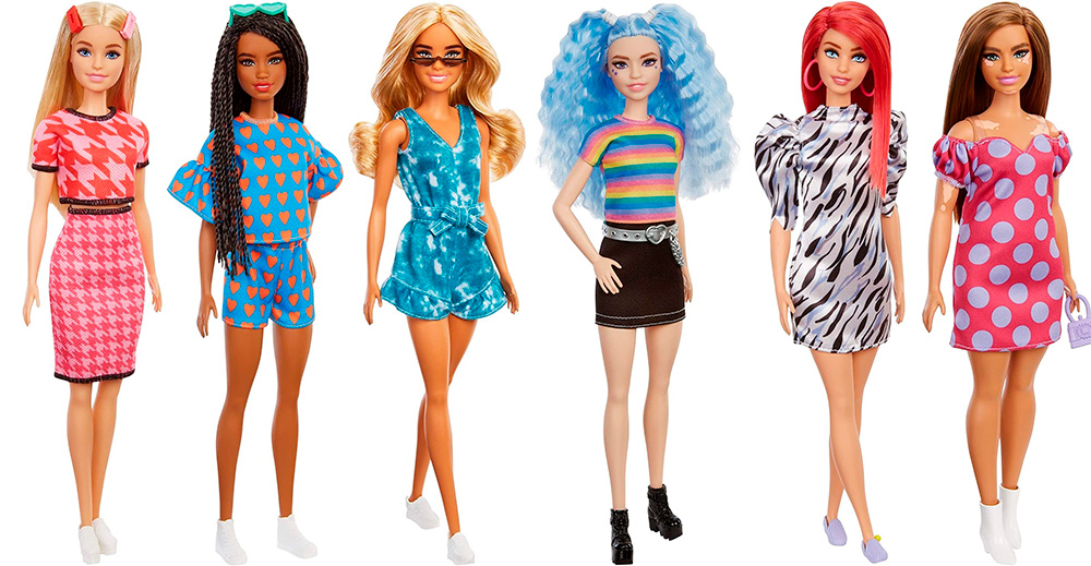 Barbie Fashionistas Doll #161, Blue Hair - wide 5