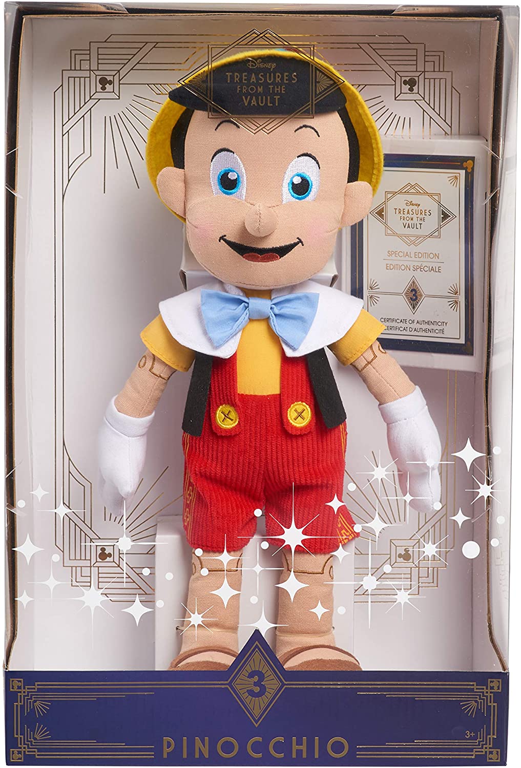 Limited Edition Disney Treasures from The Vault Pinocchio Plush is
