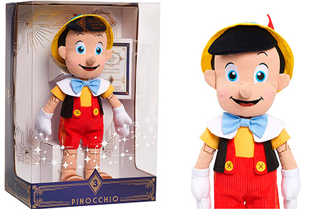 Limited Edition Disney Treasures from The Vault Pinocchio Plush is available now