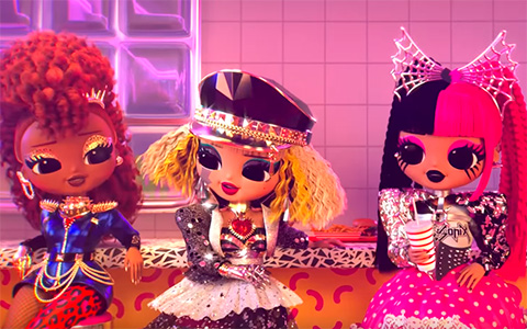 LOL OMG I'M A QUEEN official clip with Ferocious, Bhad Gurl, Fame Queen, Metal Chick and Candylicious