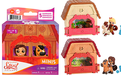 Mattel Spirit Untamed Minis -  Horse & Friend with 3 accessories