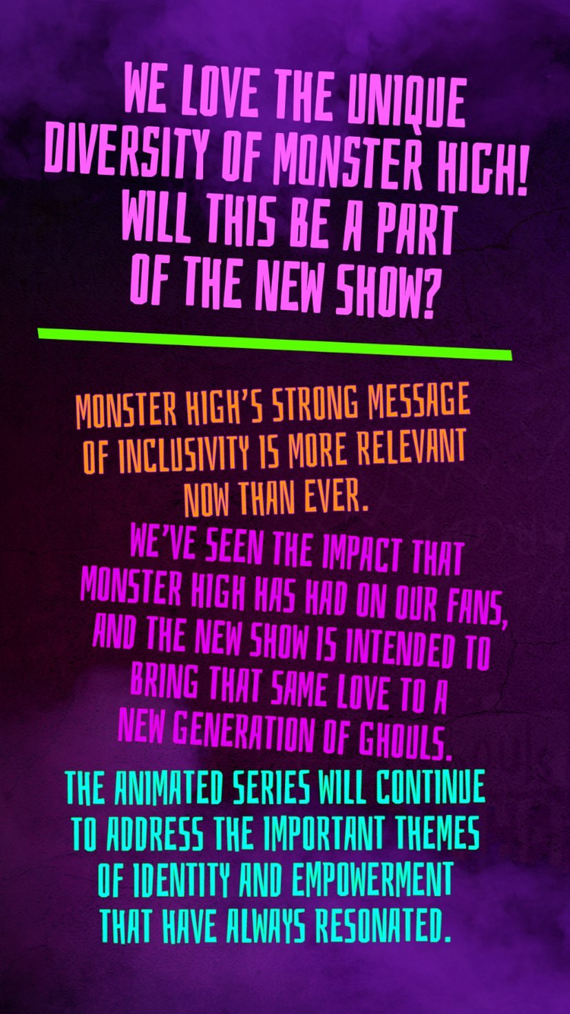 Now Official Monster High Coming Back With Animated Series And Live 