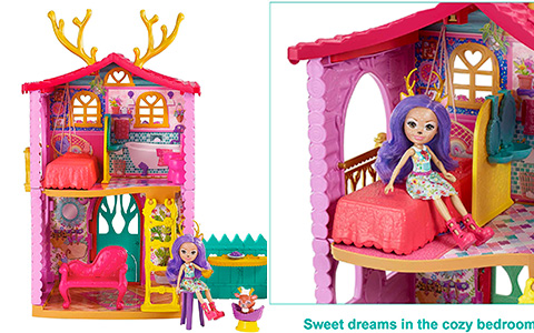 Enchantimals Cozy Deer House re release 2021 playset with Danessa Deer doll