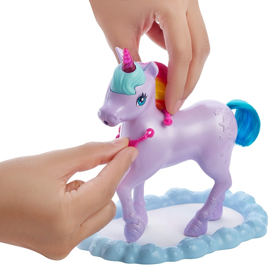 Barbie GTG01-Dreamtopia Doll with Unicorn, Nurturing Playset