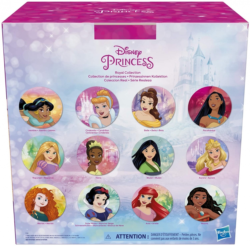 Disney Princess Royal Collection - 12 Royal Shimmer dolls in one set