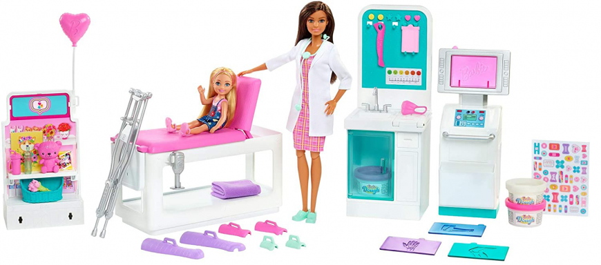 Barbie Fast Cast Clinic playset
