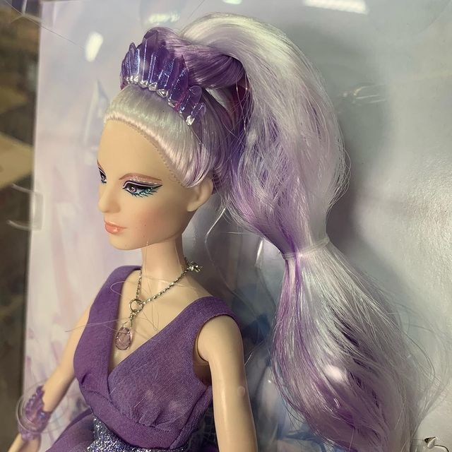 Barbie Crystal Fantasy Amethyst Collector doll
