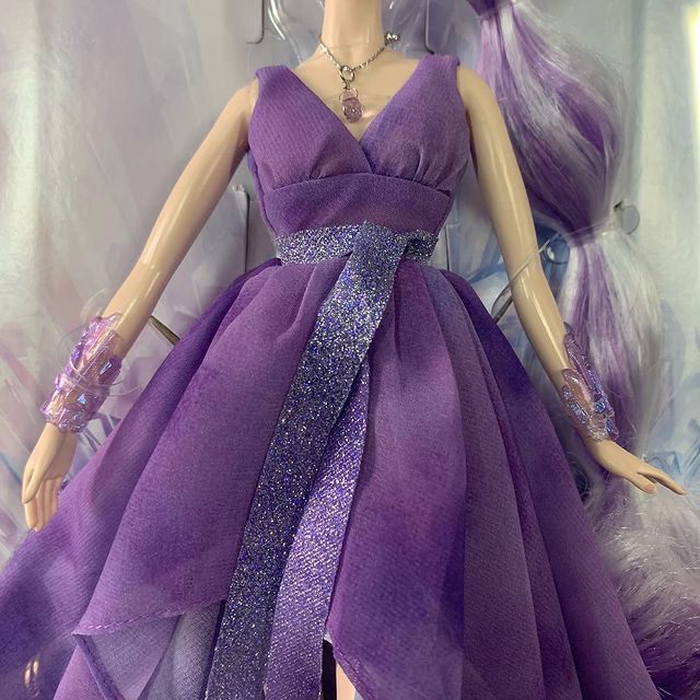 Barbie Crystal Fantasy Amethyst Collector doll