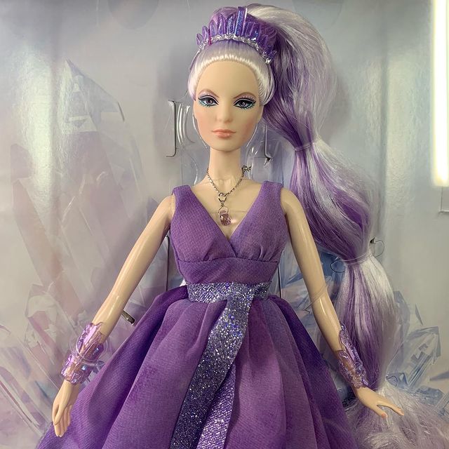Barbie Crystal Fantasy Amethyst Collector doll