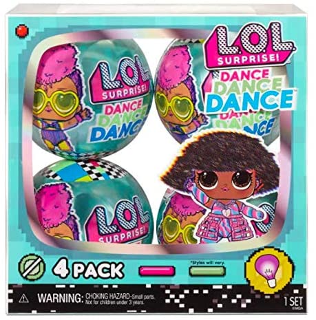LOL Surprise Dance Dance Dance 4 pack dolls